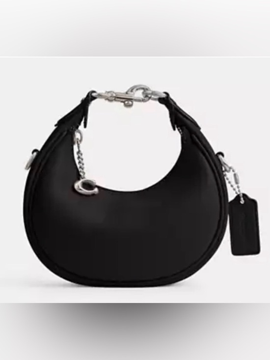 Coach Handbags - 🖤🩶Coach NWT Black /Silver Jonie Crossbody Bag with Silver Hardware